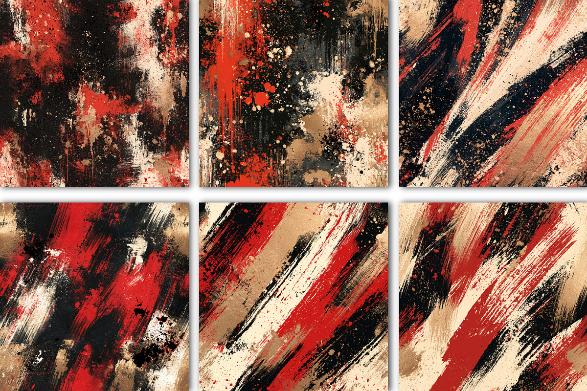 Glamour Digital Paper Patterns, a Pattern Graphic by Black Bird Studio (Photo 2 of 5)