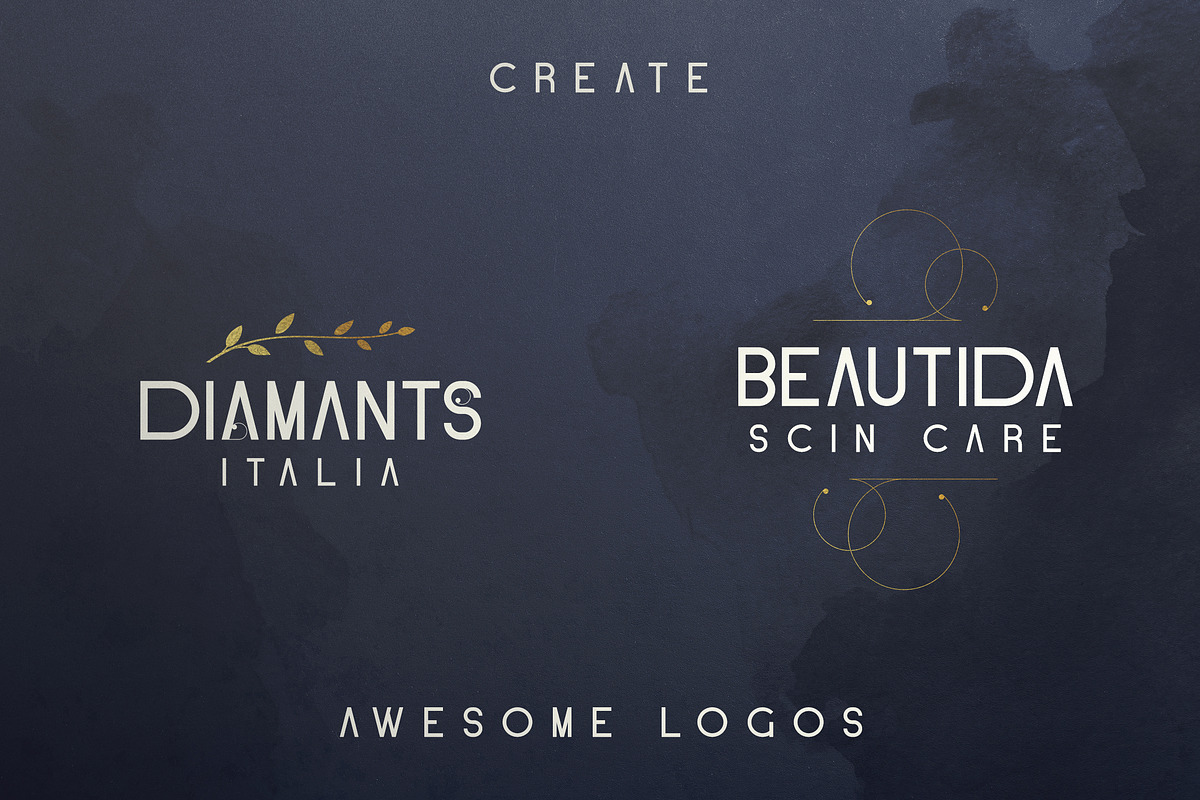 Blue Gold sans serif font + Extras preview 7