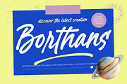 Borthans Modern Handwritten Font, a Script Font by Letterena Studios Script (Thumbnail 1 of 10)