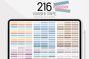 36 Digital Washi Tape