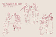 Jane Austen Inspired Line Art, a Person Illustration by Miriam Furniss Designs (Thumbnail 3 of 13)