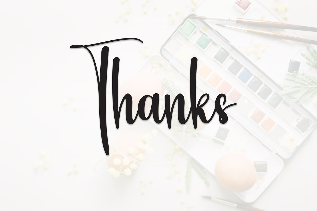 Watercolor | Script Font, a Handwritten Font by Scratchones (Photo 8 of 8)