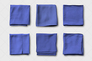 6 folded fabric swatches PSD Mockup, a Household Mockup by Mels Brushes (Thumbnail 2 of 2)