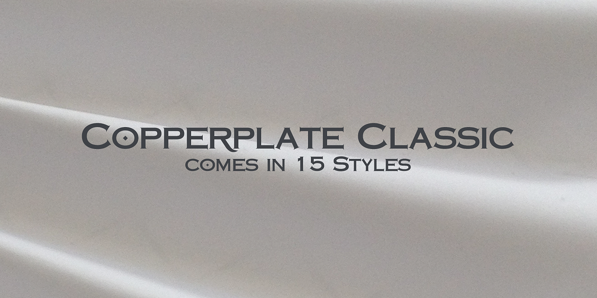 Copperplate Classic, a Sans Serif Font by Wiescher-Design (Photo 1 of 7)