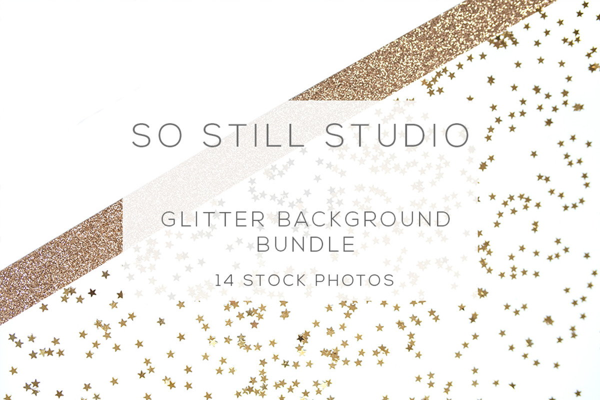 Glitter background stock photos, a Print Template by So Still Studio (Photo 1 of 4)