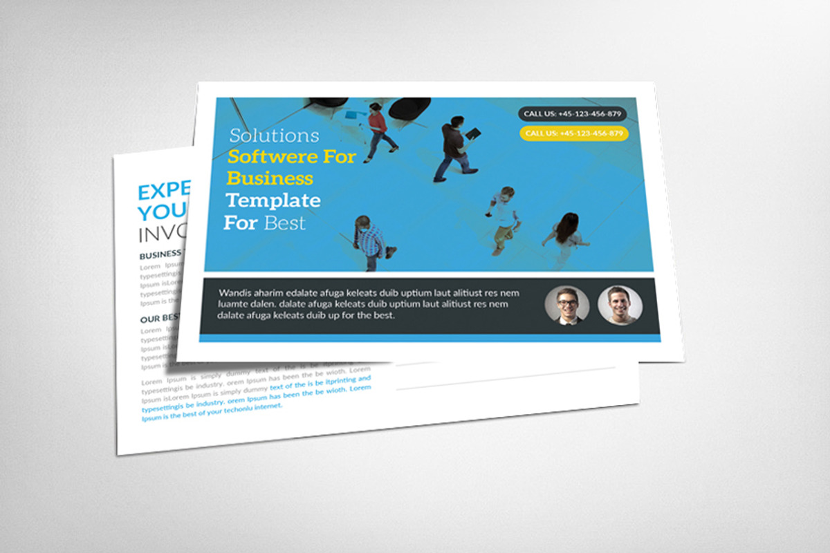 5 Company Postcard Psd Bundle, a Card Template by graphicforest (Photo 5 of 5)
