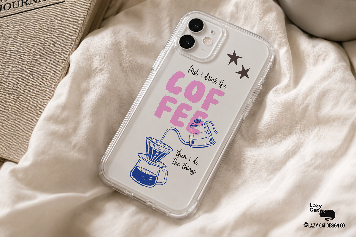 Coffee Lover Designs, an Object Graphic by Lazy Cat (Photo 4 of 7)