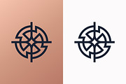 Elegant Linear Circle Shape Compass, a Branding & Logo Template by Signatoro (Thumbnail 4 of 4)