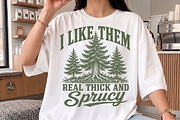 I Like Them Real Thick and SprucyPNG, a Seasonal Illustration by Libby Wishes (Thumbnail 2 of 4)