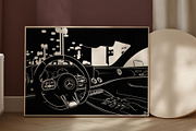 Black Dress Wall Art Collection, an Illustration by PrintablesByFranklyn (Thumbnail 7 of 10)
