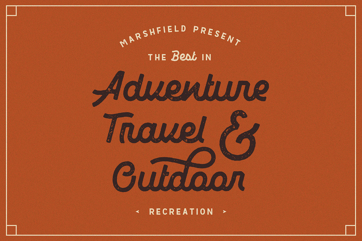 Marshfield Typeface preview 3