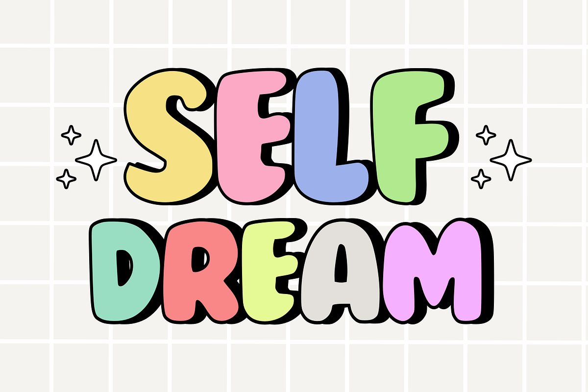 Sweet Dreams - Kids Font Types, a Font by KiddoGlyphs Studio (Photo 2 of 3)