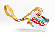 Lanyard Tag Badge Mock-Up, an Advertising Mockup by Se٧enStudio (Thumbnail 5 of 8)