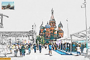 UrbaneXign - Mixed Watercolor Sketch, an Action Add-On by A R T M A R T (Thumbnail 8 of 11)