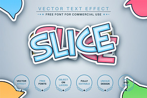 Slice Origami - Editable Text Effect