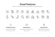 Support Service Animated Icons, an Outline Icon by Prosymbols (Thumbnail 2 of 4)