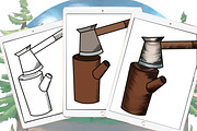 Camping Digital Stamps, a Graphic by Favorites_Art (Thumbnail 6 of 16)