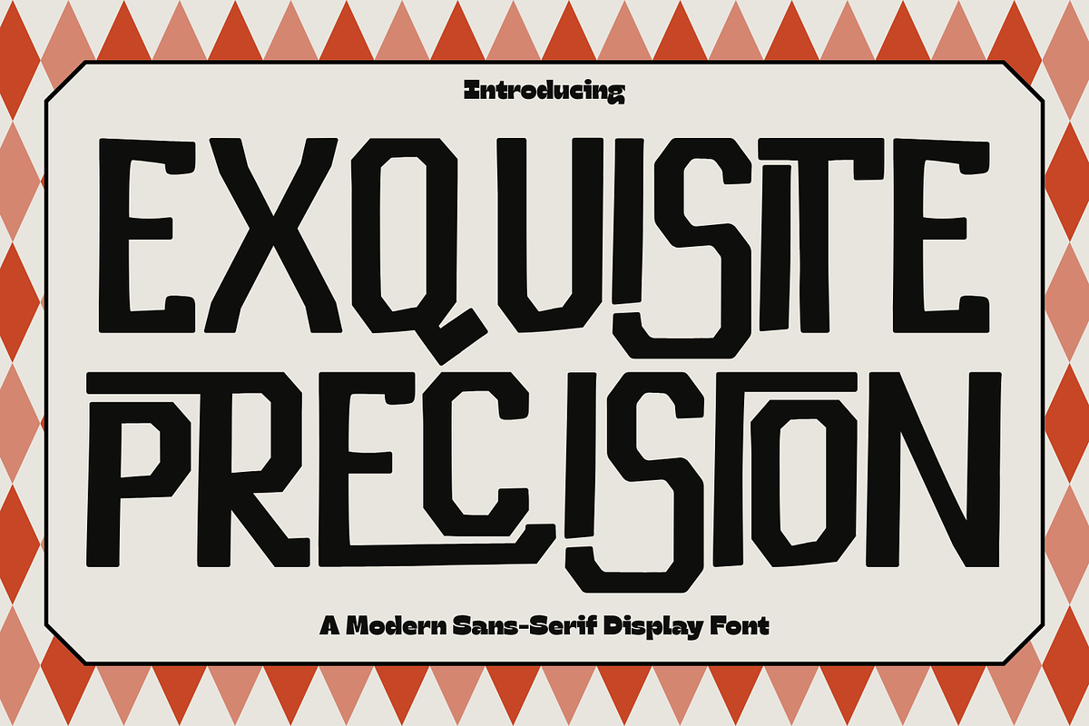 Exquisite Precision - Technical Font, a Sans Serif Font by 177Studio (Photo 1 of 8)