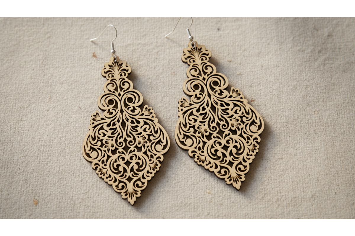 Petal Earring Laser Set, a Graphic by musafir_fashion (Photo 7 of 11)