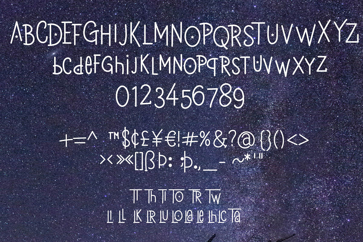 Celestial stars, a Font by Rashdrawn (Photo 3 of 4)