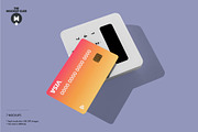 BANK / CREDIT CARD MOCKUPS, a Product Mockup by MCKP*ME (Thumbnail 1 of 8)