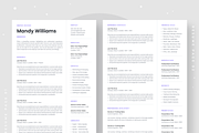 Resume Template Mandy, a Resume Template by Olympia Resume (Thumbnail 3 of 5)