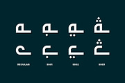 Sharifa Ramadhan Theme Font, a Sans Serif Font by Artiveko (Thumbnail 6 of 10)