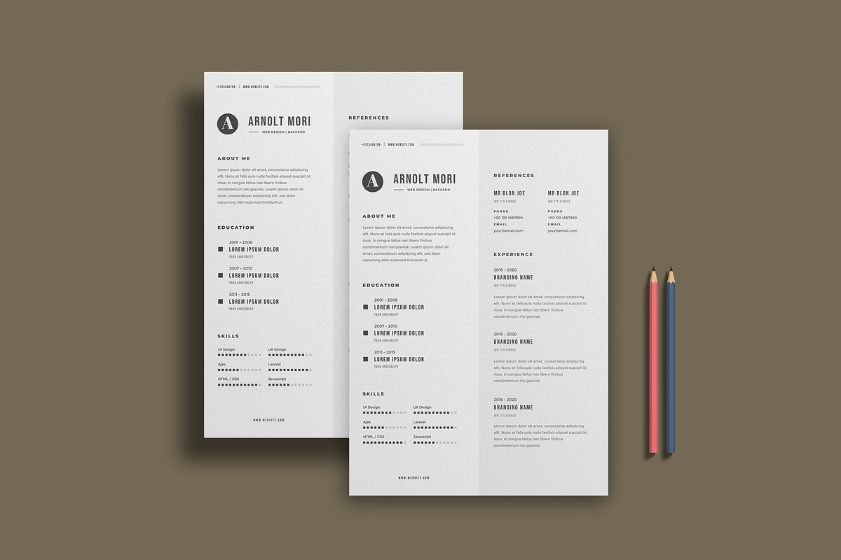 classic resume, a Resume Template by Izalsye (Photo 1 of 4)