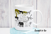 Savanna Animals clip art, an Animal Illustration by Nataliapiache (Thumbnail 5 of 10)