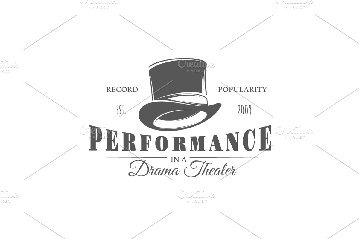 27 Theatre logos templates, a Branding & Logo Template by Art Design (Photo 19 of 38)