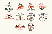 Santa Claus Christmas Badge Bundle, a Branding & Logo Template by Headfonts (Thumbnail 3 of 6)