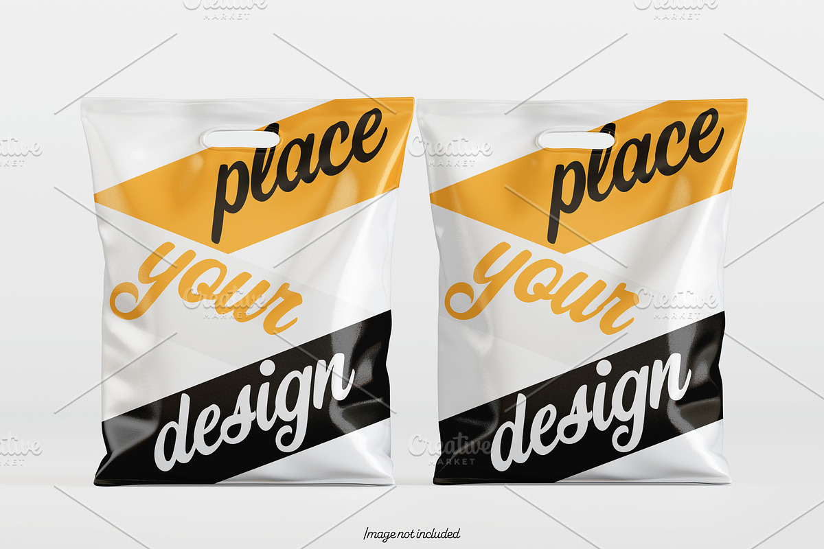 Paper bag white color mockup bundles, a Packaging Mockup by Ambo Ampeng (Photo 12 of 32)