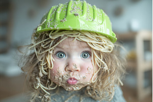 A small infant female is consuming, a Person Photo by ZinetroN