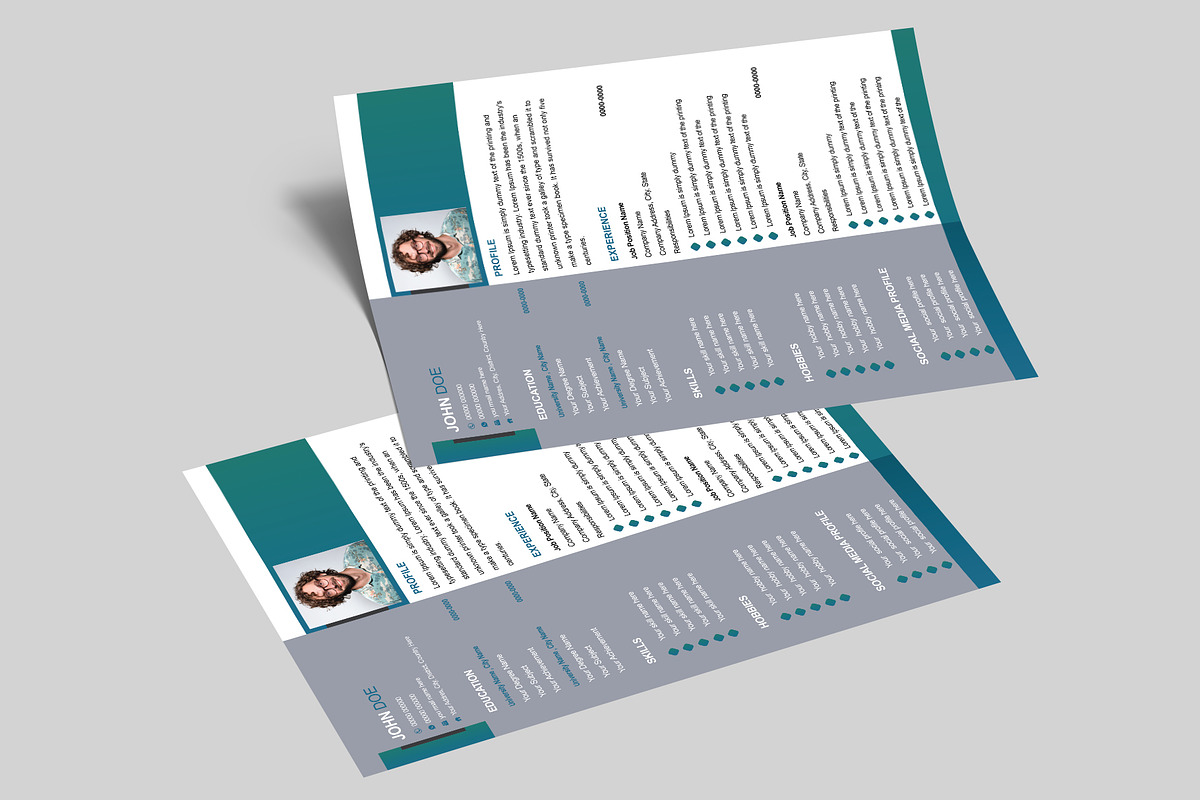Creative Resume/CV Template, a Resume Template by Annudesign (Photo 6 of 8)