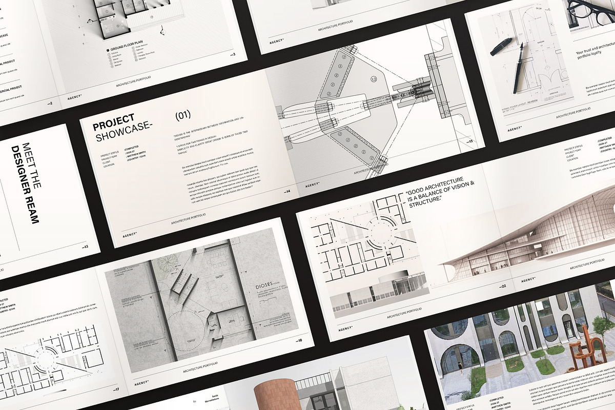 Architecture Portfolio Template, a Brochure Template by ArtisanaAura (Photo 4 of 22)
