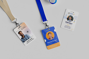 ID Card Mockup, an Advertising Mockup by MA-KING_ART