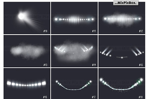 Stadium Lights Overlays Backdrops