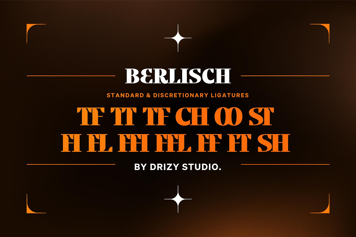Berlisch, a Serif Font by Drizy (Photo 5 of 9)