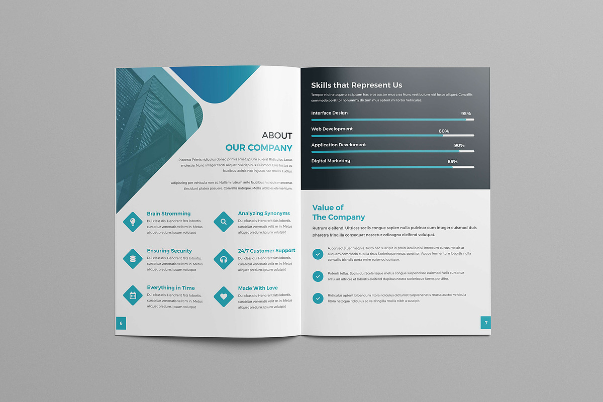 A4 Brochure Template, a Brochure Template by Divergent Studio (Photo 6 of 8)