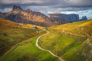 High mountains view at autumn, a Nature Photo by Alpine Dreams