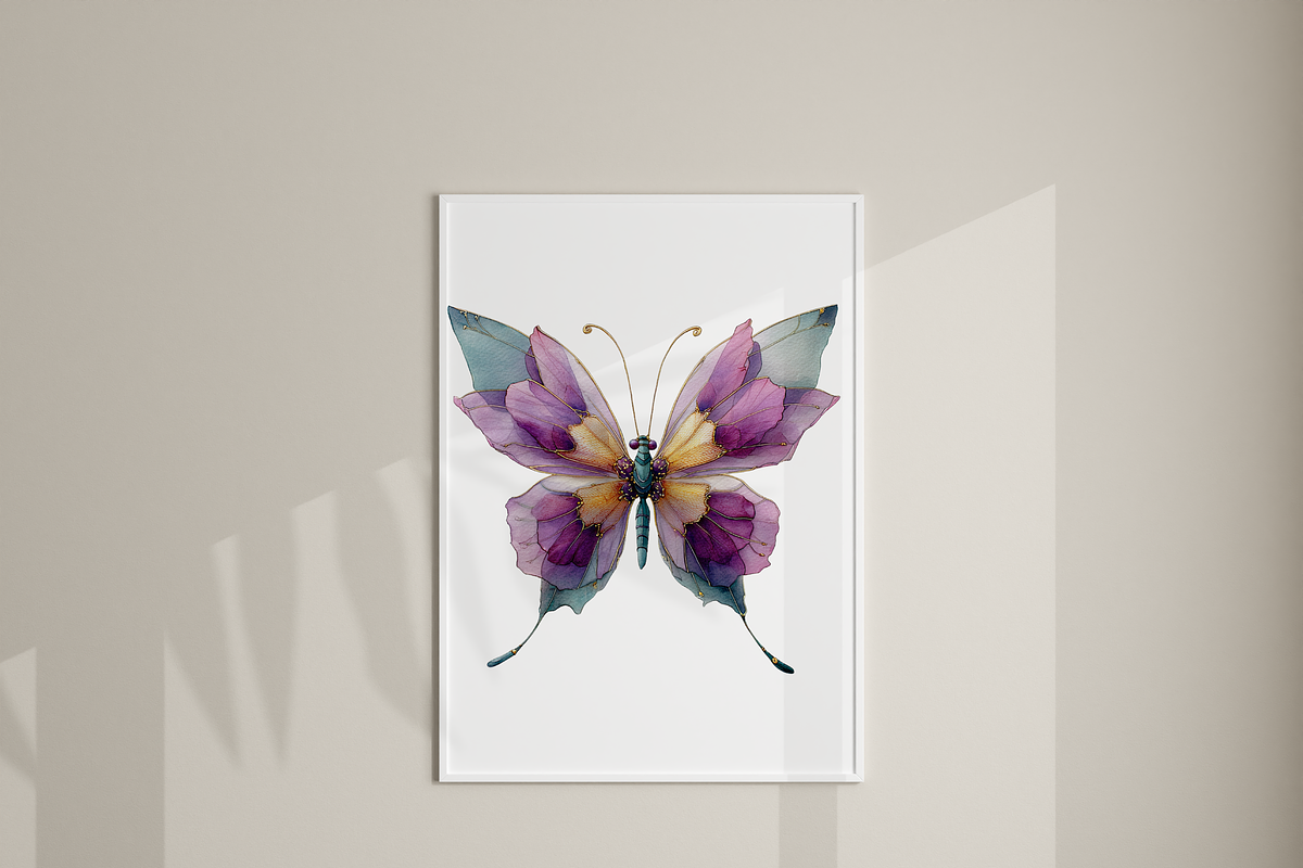 10 Butterfly Clipart PNG, an Animal Illustration by Pati Charm Studio (Photo 7 of 8)
