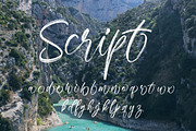 Sanikata - Texture Script Font, a Script Font by Dhabee (Thumbnail 5 of 15)