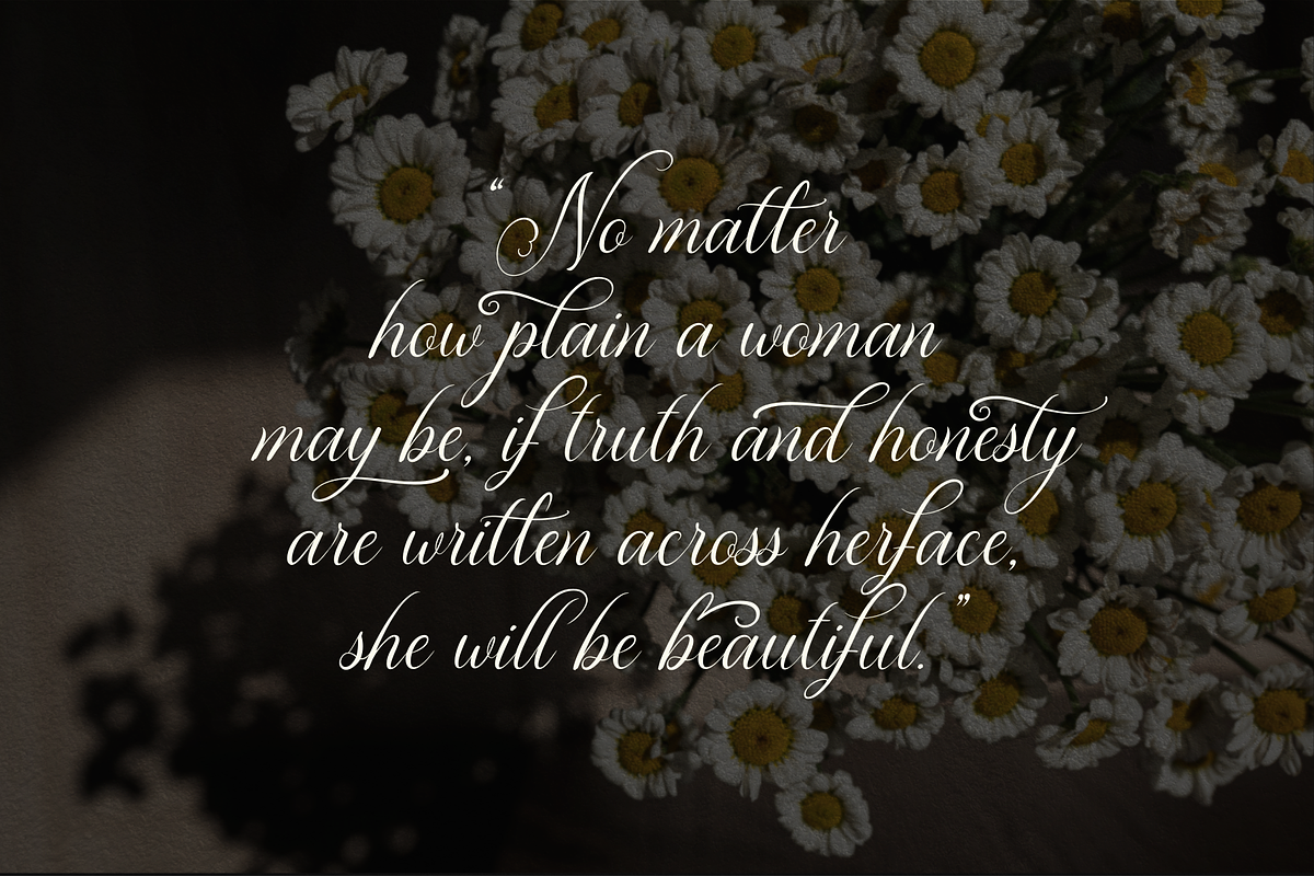 Sillysoffia Script Font, a Script Font by Ainun Jinan (Photo 2 of 9)