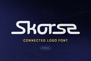 Skorse - Connected Logo Font