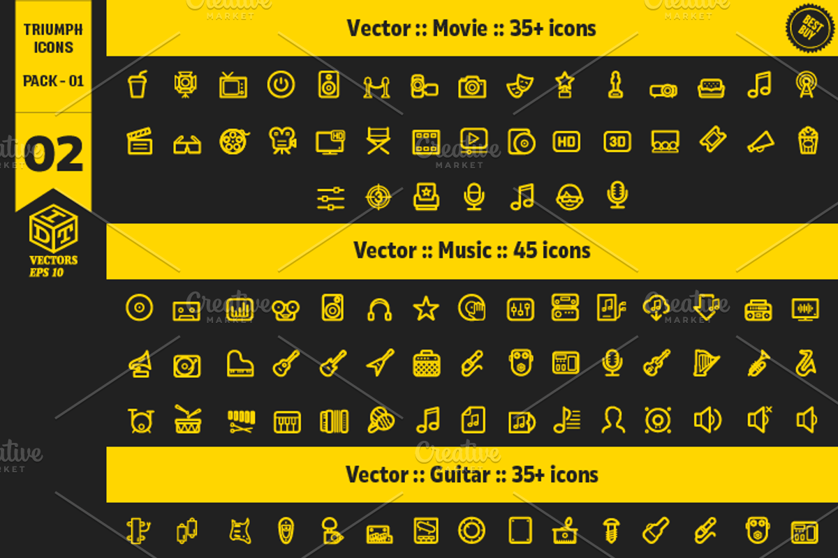 Triumph Icons Pack 01 preview 2