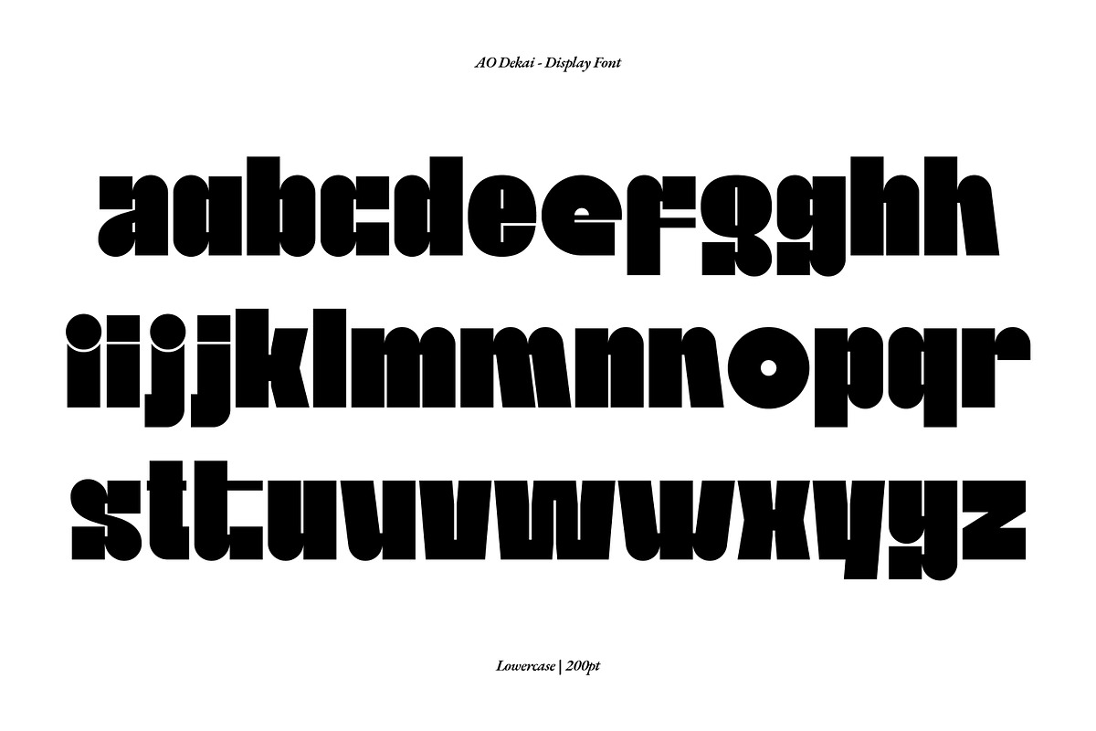 AO Dekai - Display Variable Font, a Sans Serif Font by OwunStudio (Photo 4 of 15)