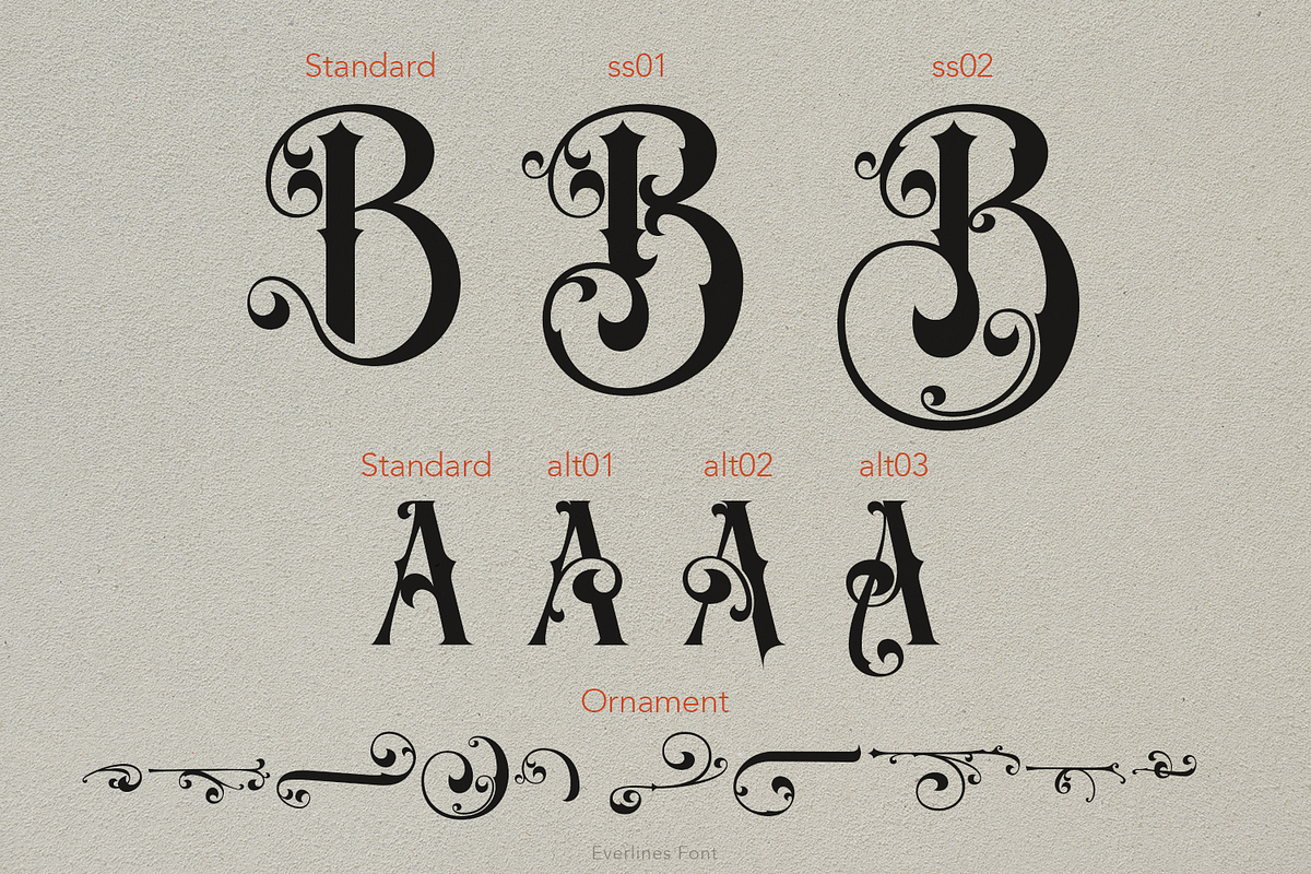 Everlines Victorian Font, a Font by TypeClassHeroes (Photo 7 of 10)