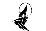 40 Wolf Moon Silhouette Vector Bundl, an Illustration by Amazin_art (Thumbnail 33 of 41)
