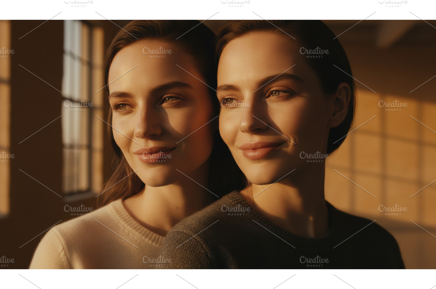 Close up portrait of two women with, a Person Photo by Igor Tichonow