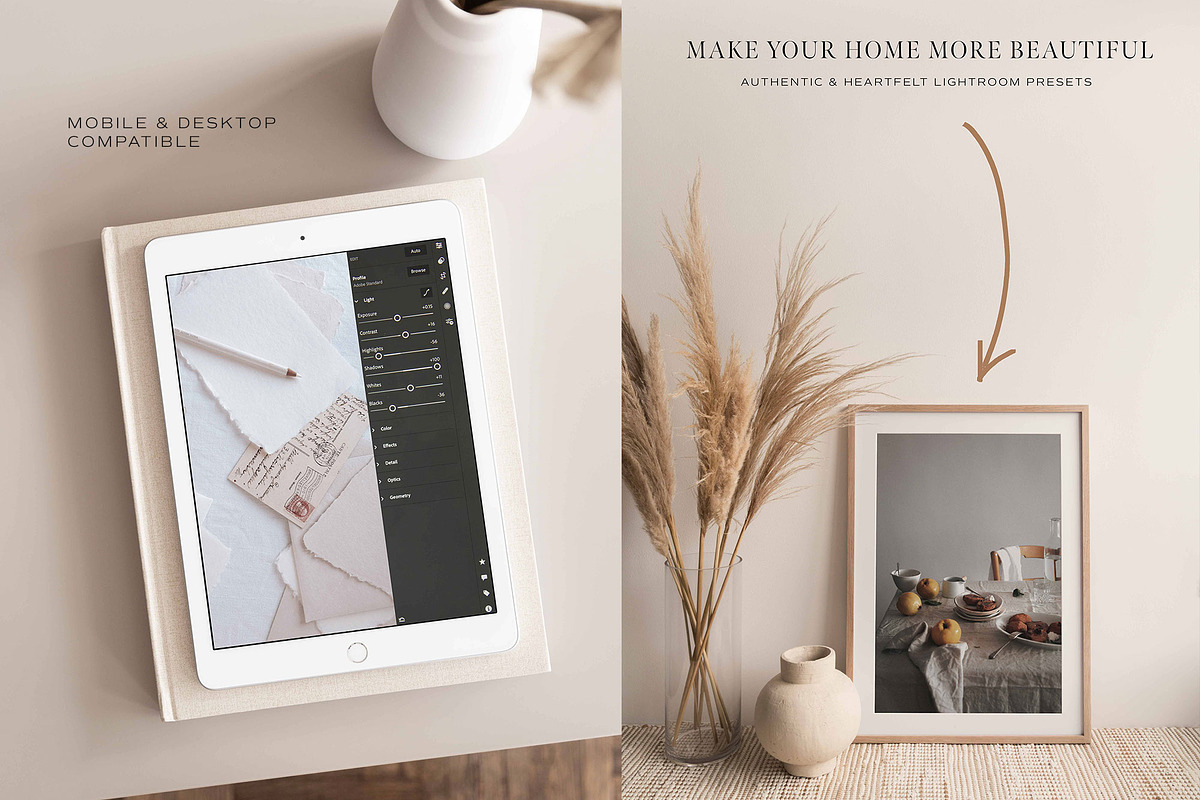 Calming Neutrals Lightroom Presets, an Action Add-On by in between details (Photo 2 of 13)
